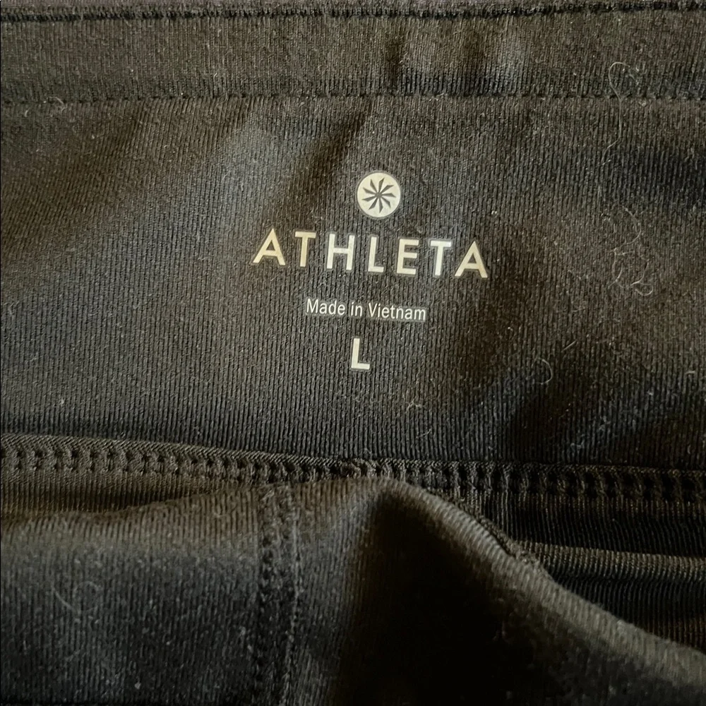 Athleta Black Leggings with attached skirt - Picture 6 of 6